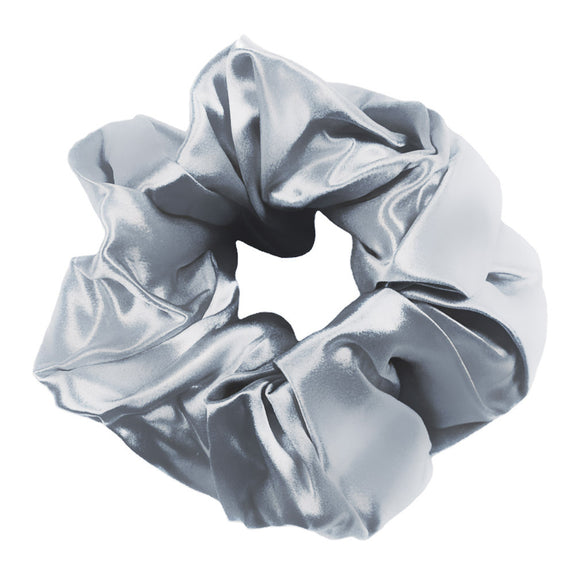 Maxi Silk Scrunchie - Light Ash