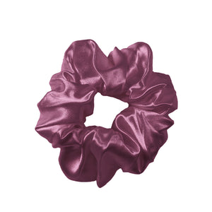 Midi Silk Scrunchie - Taro