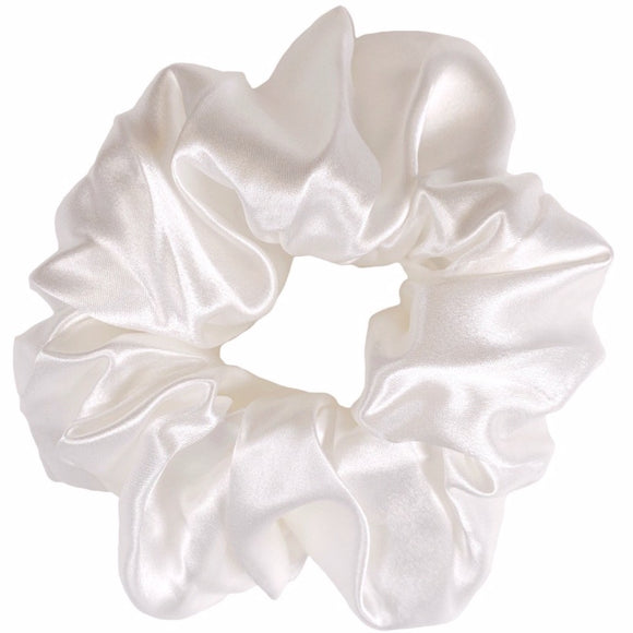 Maxi Silk Scrunchie - Ivory