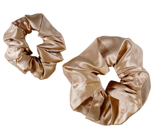 Maxi & Midi Scrunchie Duo - Champagne