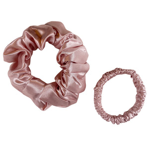 Maxi & Mini Scrunchie Duo - Blush