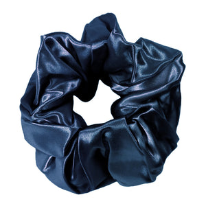 Maxi Silk Scrunchie - French Navy