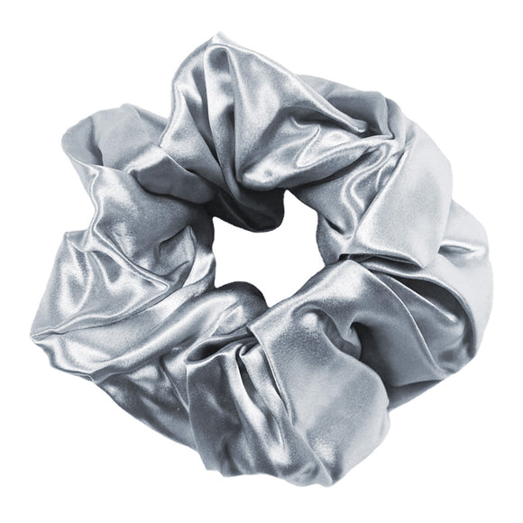 Maxi Silk Scrunchie - Light Ash