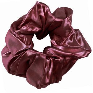 Maxi Silk Scrunchie - Wine