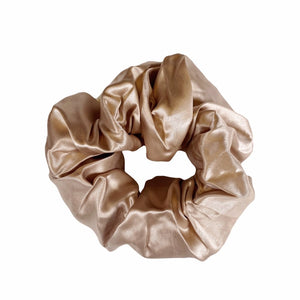 Midi Silk Scrunchie - Champagne