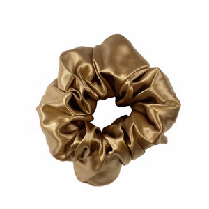 Midi Silk Scrunchie - Lux Gold