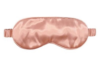 Rose Gold Sleep Mask with Embroidery